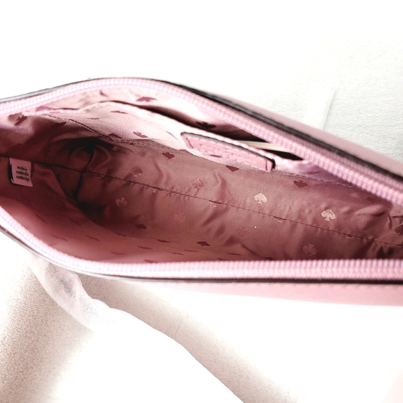 Kate Spade Greta Court Ramey Crossbody Pink Glitter Bag - Picture 5 of 8